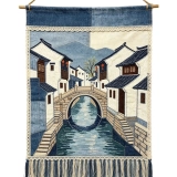 3D Embroidery Denim Wall Hanging (7) 3D Embroidery Denim Wall Hanging (7)