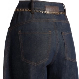 13oz Cotton-Tencel Raw Denim Saber-Leg Pants for Women (4) 13oz Cotton-Tencel Raw Denim Saber-Leg Pants for Women (4)