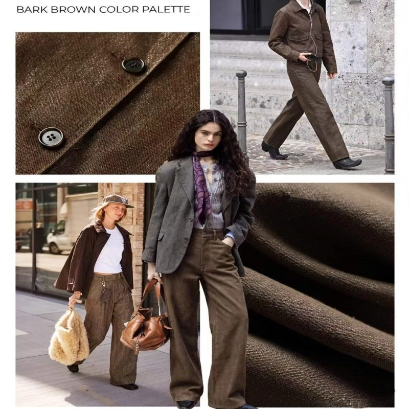 Women‘s 100% Cotton 13oz Deep Brown Coloured Denim Jeans – Custom Development from Fabric to Garment Women‘s 100% Cotton 13oz Deep Brown Coloured Denim Jeans – Custom Development from Fabric to Garment