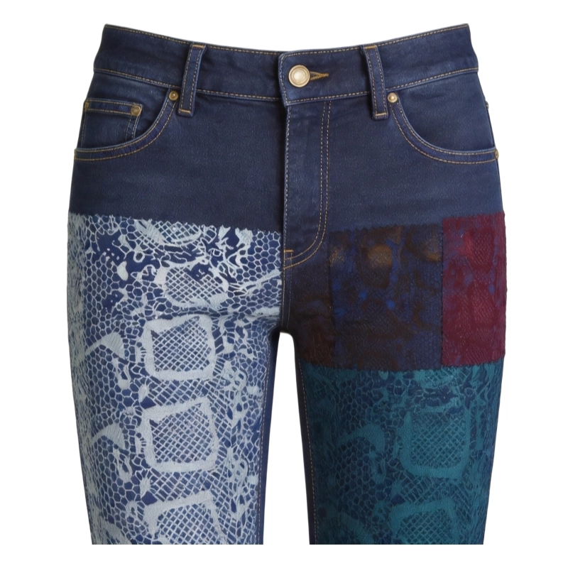 Flocked Denim Fabric (Cotton Base + Polyester Flock) (5) Flocked Denim Fabric (Cotton Base + Polyester Flock) (5)