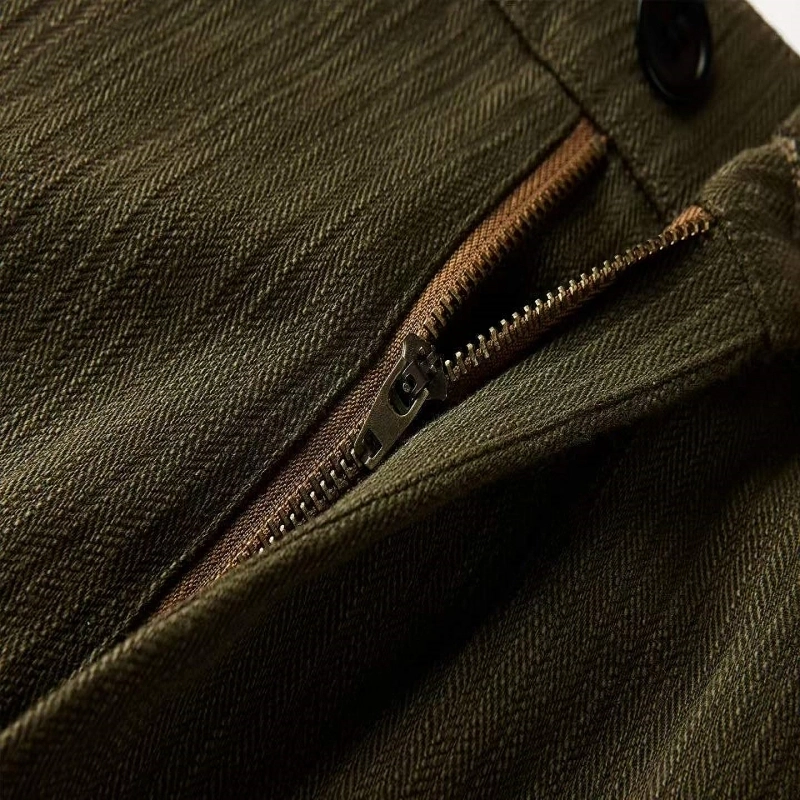 Naturally-Colored Herringbone Jeans (3)