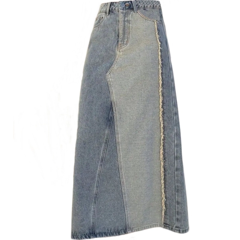 High Waist Denim Maxi Skirt – Custom OEM/ODM Service (2) High Waist Denim Maxi Skirt – Custom OEM/ODM Service (2)