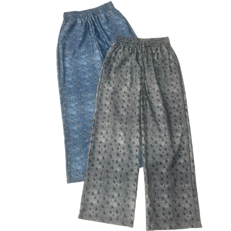 100% Cotton Jacquard Check Denim (8)