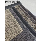 Multi‑Color Leopard Print Denim Fabric (4) Multi‑Color Leopard Print Denim Fabric (4)
