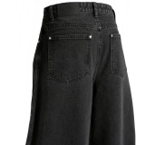 Men's Black Barrel Jeans (5)