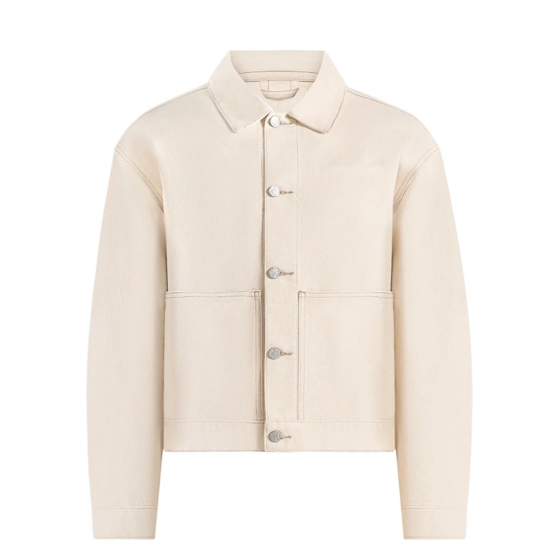 Men's Raw Denim Jacket - 100% Cotton Classic Fit (2)