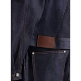 Men's Raw Denim Jacket - 100% Cotton Classic Fit (6)