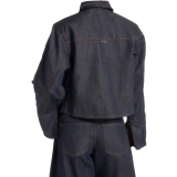Women's Raw Denim Western Shirt | 73% Cotton Lyocell | Lisa denim (2)