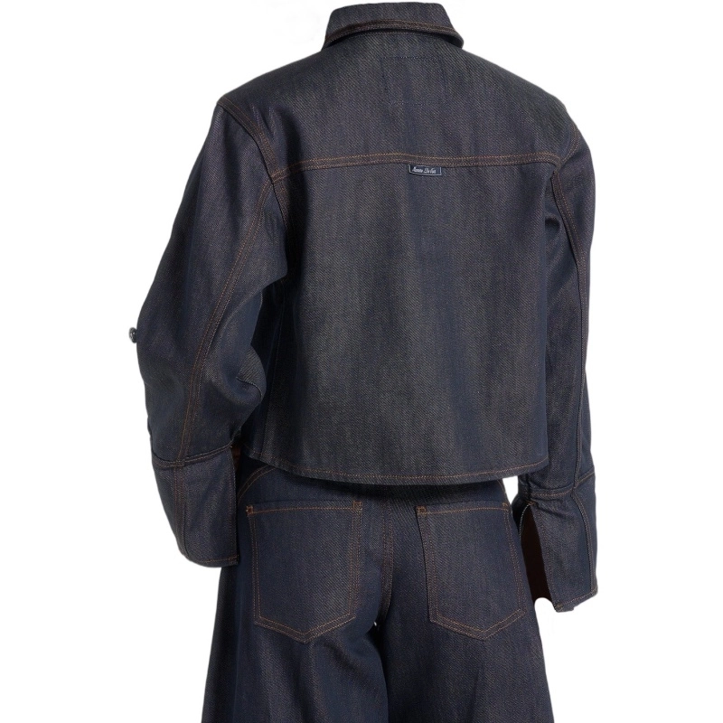 Women's Raw Denim Western Shirt | 73% Cotton Lyocell | Lisa denim (2)