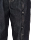 Raw Denim Men's Pleated Trousers (3) Raw Denim Men's Pleated Trousers (3)