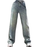 Premium 14oz Cotton Blend Straight Jeans (4) Premium 14oz Cotton Blend Straight Jeans (4)