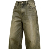 Women's 100% Cotton 390g/m² Waxed-Finish Denim – Suitable for Jackets & Jeans (4)