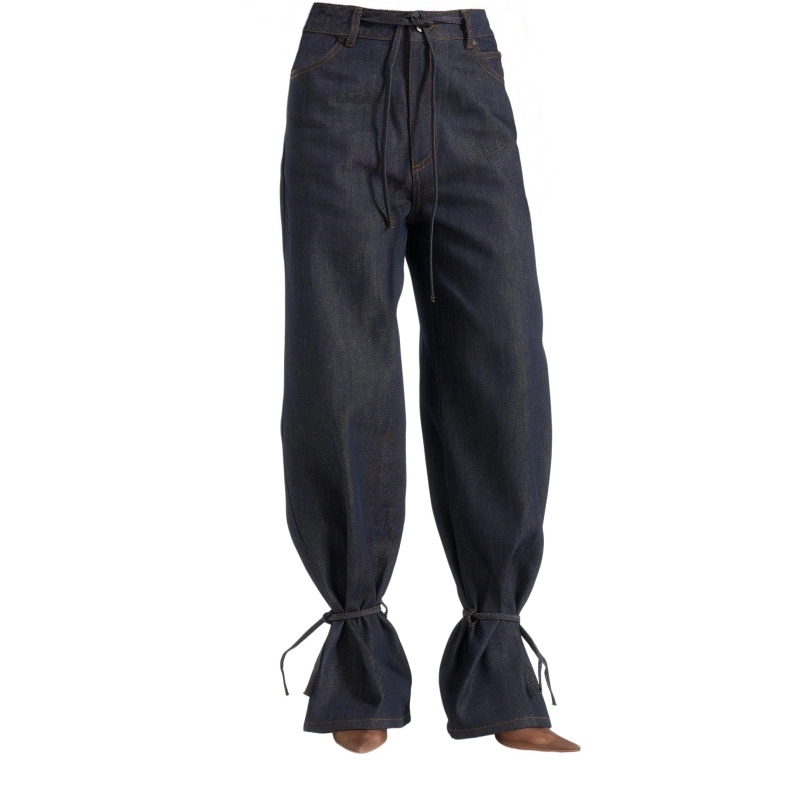 13oz Cotton-Tencel Raw Denim Jeans for Women (3)