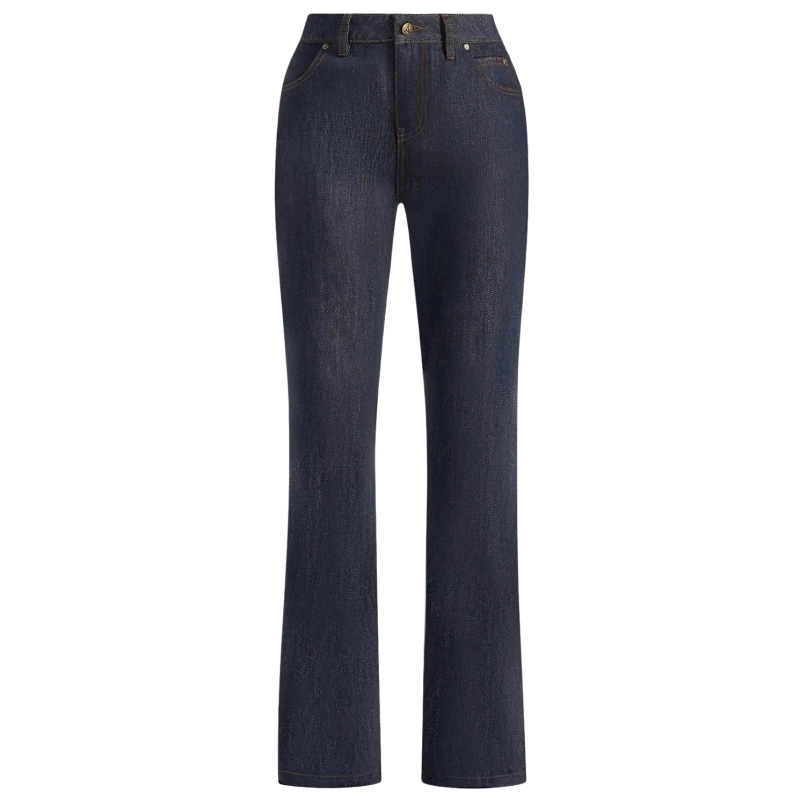 Women‘s 73% Cotton 27% Lyocell 13oz Raw Denim Jeans with Asymmetric Fly (7) Women‘s 73% Cotton 27% Lyocell 13oz Raw Denim Jeans with Asymmetric Fly (7)