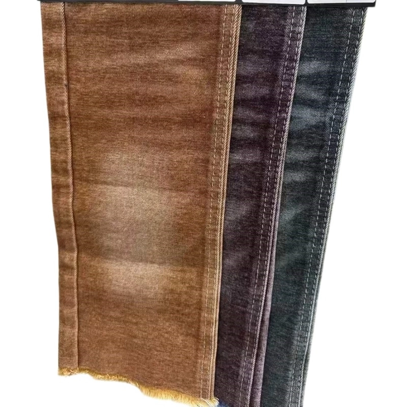 14oz Heavyweight Colored Denim – yarn-dyed, pure cotton, fully finished (2)